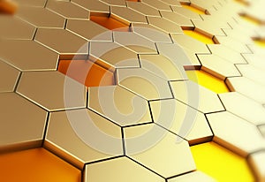 Hexagon background. Abstract background which can be used as a design element