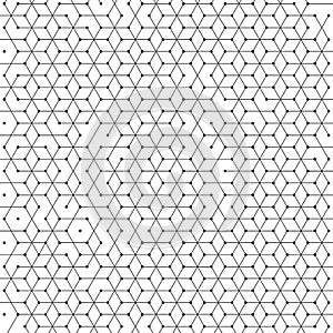 Hexagon background of abstract hexagonal geometric cells pattern
