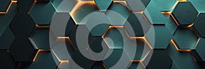 hexagon background geometric hexagon abstract background Hexagon net honeycomb pattern tech innovation concept Surface hexagon