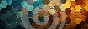 hexagon background geometric hexagon abstract background Hexagon net honeycomb pattern tech innovation concept Surface hexagon