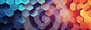 hexagon background geometric hexagon abstract background Hexagon net honeycomb pattern tech innovation concept Surface hexagon