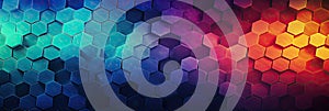 hexagon background geometric hexagon abstract background Hexagon net honeycomb pattern tech innovation concept Surface hexagon