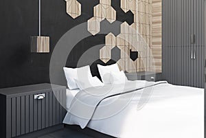Hexagon bedroom corner