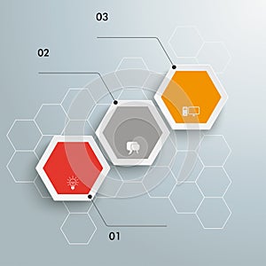 Hexagon Chart Growth 3 Options