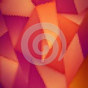 Hexagon color background. Layout for presentation. Abstract image. eps 10