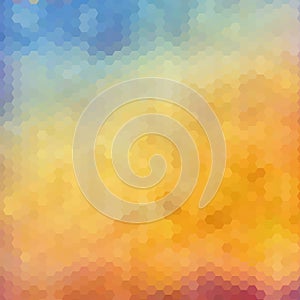 Hexagon colored background. vector abstract graphics. eps 10
