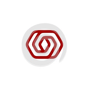 Hexagon Infinity vector Logo Template Illustration Design. Vector EPS 10