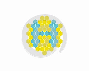Hexagon and Letter H logo design vector