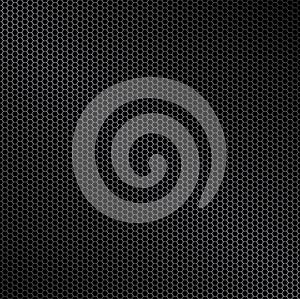Hexagon metal background