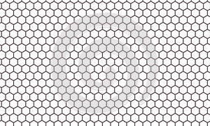 Hexagon net pattern vector background