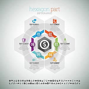 Hexagon Part Infographic