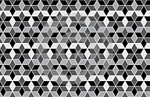 Hexagon pattern background.