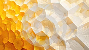 Hexagon pattern elegantly arranged side by side, Ai Generated