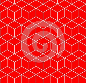 Hexagon seamless geometric pattern