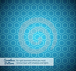 Hexagon seamless pattern