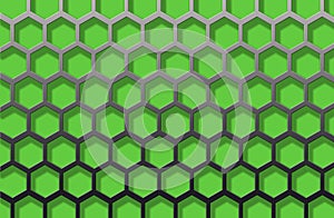 Hexagon shape pattern background