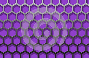 Hexagon shape pattern background