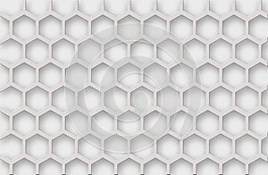 Hexagon shape pattern background