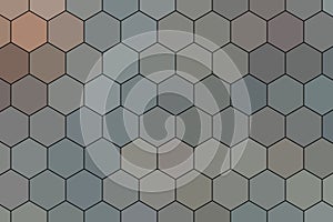 Hexagon tile wall background with soft pastel geometric pattern