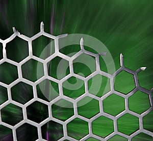 Hexagonal background