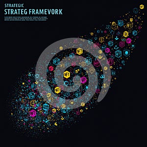 Hexagonal clusters with 