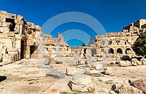 Hexagonal Court of the Temple of Jupiter at Baalbek, Lebanon