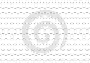 Hexagonal geometric seamless pattern. Vector honeycomb grid background.
