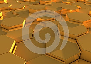 Hexagonal golden blocks