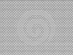 Hexagonal metal texture mesh