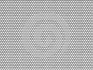 Hexagonal metal texture mesh photo