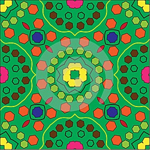 Hexagonal pattern