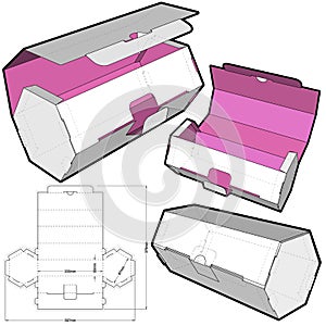 Hexagonal self asembly and Die-cut Pattern.