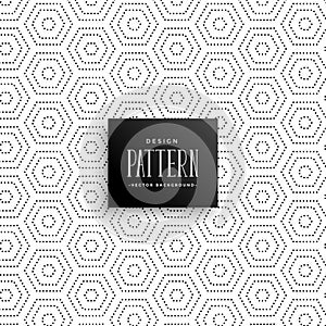 Hexagonal subtle dots pattern background