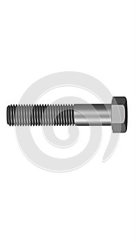 Hexagonal thread nut stud bolt