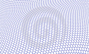 Hexagons graphene structure