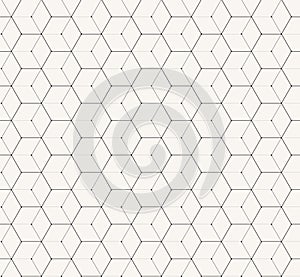 Hexagons gray vector simple seamless pattern photo