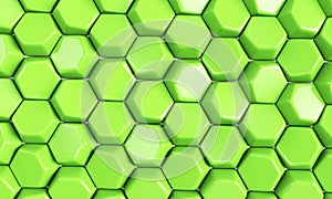 Hexagons. Modern background. Modern wallpaper. 3d illustration