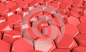 Hexagons. Modern background. Modern wallpaper. 3d illustration