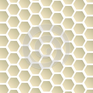 Hexagons texture. Seamless geometric pattern.