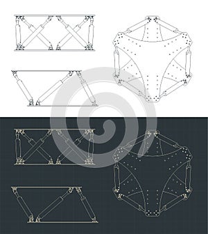 Hexapod blueprints