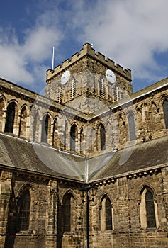 Hexham Abbey and Clock Tower photo