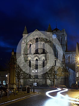Hexham Abbey by Twilight
