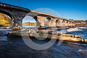 Hexham Bridge and Fish Pass