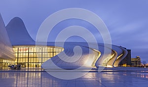 Heydar Aliyev Center in Baku.Azerbaijan