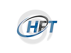 hft creative logo design vector illustration