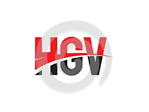 HGV Letter Initial Logo Design Vector Illustration