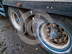 HGV Wheels and tyres on a Artic Truck