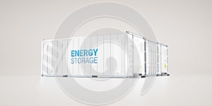 Hi-capacity battery energy storage facility made of industrial s