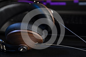 Hi-Fi headphones audio recording and producing