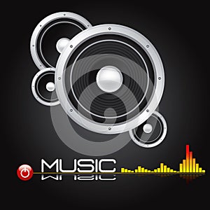 HI-FI Stereo Speaker -EPS Vector-